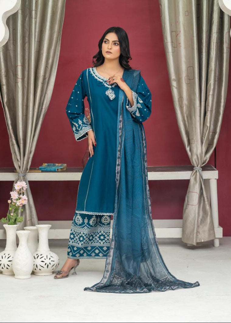 Luxury Flaper shalwar 3Pc